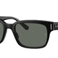 Ray-Ban JEFFREY RB2190 Square Sunglasses  901/58-BLACK 55-20-145 - Color Map black