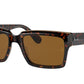 Ray-Ban INVERNESS RB2191 Pillow Sunglasses  129257-HAVANA ON TRANSPARENT BROWN 54-18-145 - Color Map havana