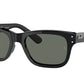 Ray-Ban MR BURBANK RB2283F Rectangle Sunglasses  901/58-BLACK 55-20-145 - Color Map black