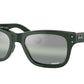 Ray-Ban MR BURBANK RB2283 Rectangle Sunglasses  6659G4-GREEN 58-20-145 - Color Map green