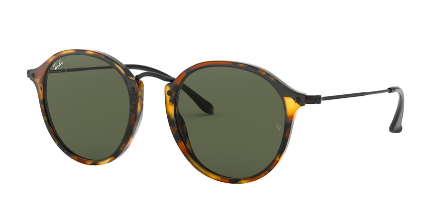 Ray-Ban ROUND RB2447 Round Sunglasses  1157-SPOTTED BLACK HAVANA 49-21-145 - Color Map havana