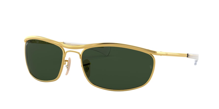 Ray-Ban OLYMPIAN I DELUXE RB3119M Oval Sunglasses  001/31-ARISTA 62-18-125 - Color Map gold