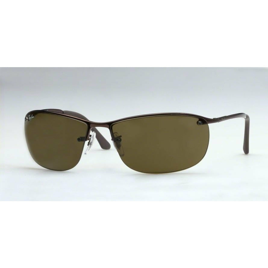 Ray-Ban RB3187 Rectangle Sunglasses  014/73-BROWN 63-15-125 - Color Map brown