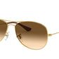 Ray-Ban COCKPIT RB3362 Pilot Sunglasses  001/51-ARISTA 59-14-135 - Color Map gold