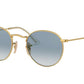 Ray-Ban ROUND METAL RB3447N Round Sunglasses  001/3F-ARISTA 53-21-145 - Color Map gold