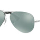 Ray-Ban RB3449 Pilot Sunglasses  003/30-SILVER 59-14-135 - Color Map silver