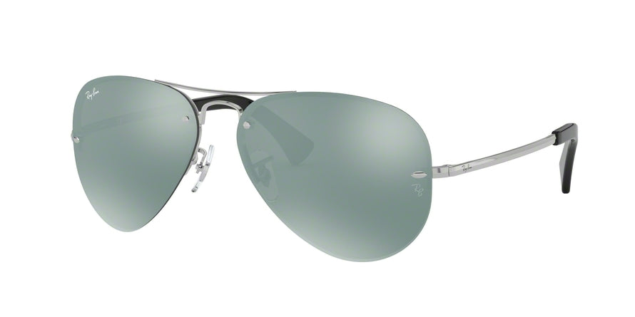 Ray-Ban RB3449 Pilot Sunglasses  003/30-SILVER 59-14-135 - Color Map silver