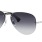 Ray-Ban RB3449 Pilot Sunglasses  003/8G-SILVER 59-14-135 - Color Map silver