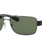 Ray-Ban RB3522 Square Sunglasses  004/71-GUNMETAL 64-17-135 - Color Map gunmetal