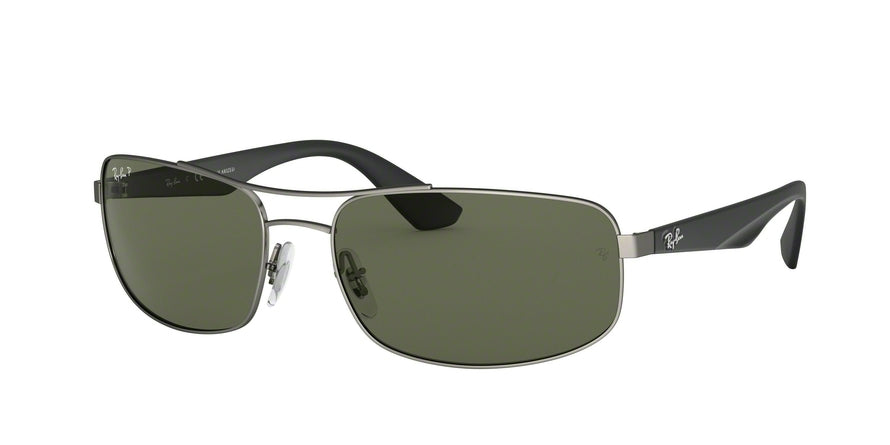 Ray-Ban RB3527 Rectangle Sunglasses  029/9A-MATTE GUNMETAL 61-17-135 - Color Map gunmetal