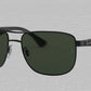 Ray-Ban RB3533 Square Sunglasses  002/71-BLACK 57-17-140 - Color Map black
