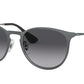Ray-Ban ERIKA METAL RB3539 Phantos Sunglasses  192/8G-METALLIC GREY 54-19-145 - Color Map grey