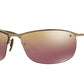 Ray-Ban RB3542 Rectangle Sunglasses  197/6B-BRONZE 63-15-125 - Color Map bronze/copper