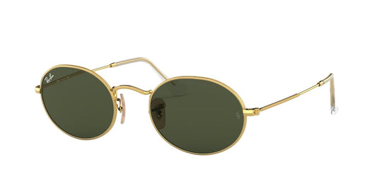 Ray-Ban OVAL RB3547 Oval Sunglasses  001/31-ARISTA 54-21-145 - Color Map gold