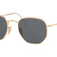Ray-Ban HEXAGONAL RB3548N Irregular Sunglasses  001/R5-ARISTA 51-21-145 - Color Map gold