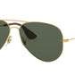 Ray-Ban RB3558 Pilot Sunglasses  001/71-ARISTA 58-14-140 - Color Map gold