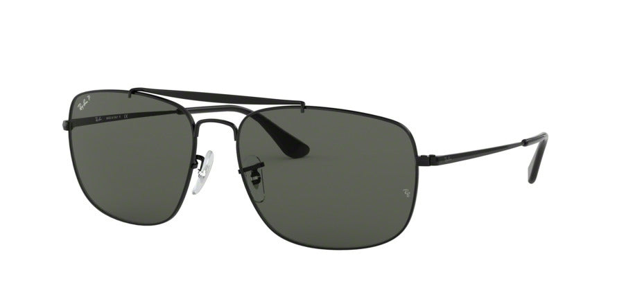 Ray-Ban THE COLONEL RB3560 Square Sunglasses  002/58-BLACK 61-17-145 - Color Map black