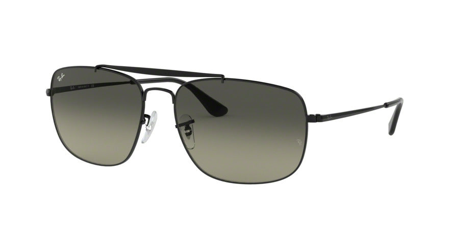 Ray-Ban THE COLONEL RB3560 Square Sunglasses  002/71-BLACK 61-17-145 - Color Map black