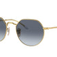 Ray-Ban JACK RB3565 Irregular Sunglasses  001/86-ARISTA 53-20-145 - Color Map gold