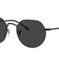 Ray-Ban JACK RB3565 Irregular Sunglasses  002/48-BLACK 53-20-145 - Color Map black