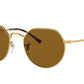 Ray-Ban JACK RB3565 Irregular Sunglasses  919633-LEGEND GOLD 53-20-145 - Color Map gold