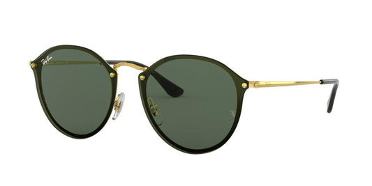 Ray-Ban BLAZE ROUND RB3574N Round Sunglasses  001/71-ARISTA 59-14-145 - Color Map gold