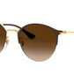 Ray-Ban RB3578 Phantos Sunglasses  900913-BROWN ON ARISTA 50-22-145 - Color Map brown
