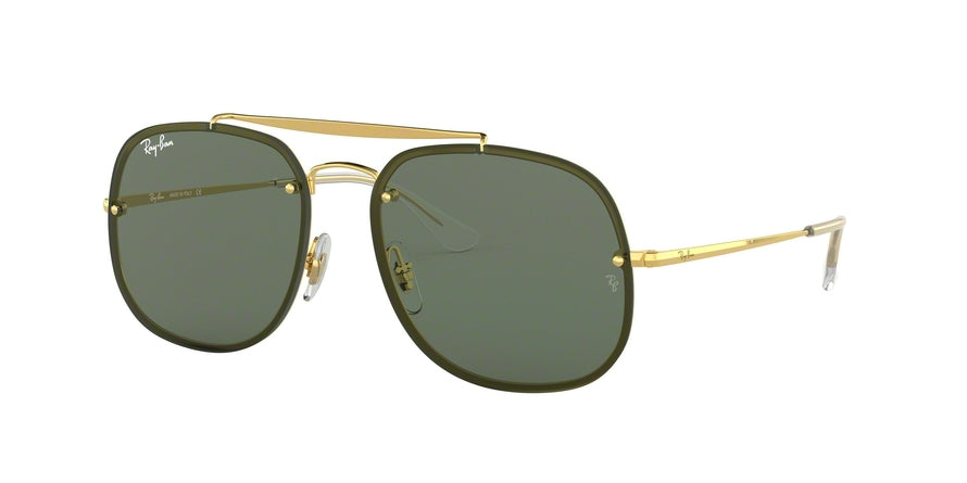 Ray-Ban BLAZE THE GENERAL RB3583N Square Sunglasses  905071-ARISTA 58-16-145 - Color Map gold