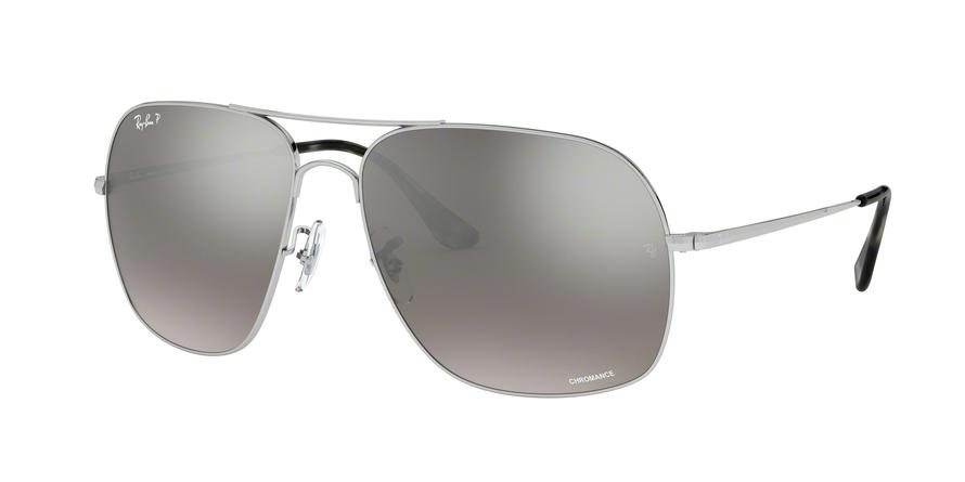 Ray-Ban RB3587CH Square Sunglasses  003/5J-SILVER 61-15-140 - Color Map silver