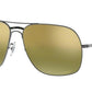 Ray-Ban RB3587CH Square Sunglasses  029/6O-MATTE GUNMETAL 61-15-140 - Color Map gunmetal