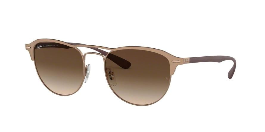 Ray-Ban RB3596 Phantos Sunglasses  909213-LIGHT BROWN ON TOP MATTE 54-19-145 - Color Map light brown