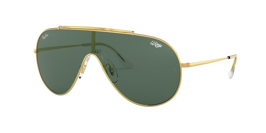 Ray-Ban WINGS RB3597 Pilot Sunglasses  905071-ARISTA 33-133-140 - Color Map gold