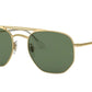 Ray-Ban RB3609 Irregular Sunglasses  914071-DEMI GOLSS ARISTA 54-20-145 - Color Map gold