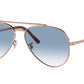 Ray-Ban NEW AVIATOR RB3625 Pilot Sunglasses  92023F-ROSE GOLD 62-14-140 - Color Map gold