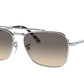 Ray-Ban NEW CARAVAN RB3636 Square Sunglasses  003/32-SILVER 58-15-140 - Color Map silver