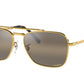 Ray-Ban NEW CARAVAN RB3636 Square Sunglasses  9196G5-LEGEND GOLD 58-15-140 - Color Map gold