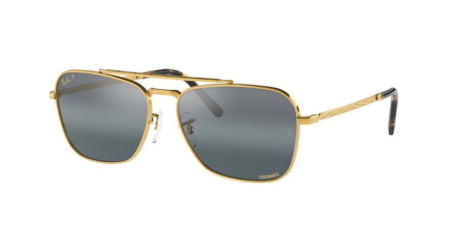 Ray-Ban NEW CARAVAN RB3636 Square Sunglasses  9196G6-LEGEND GOLD 58-15-140 - Color Map gold
