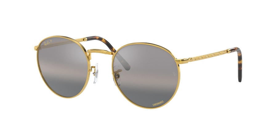 Ray-Ban NEW ROUND RB3637 Phantos Sunglasses  9196G3-LEGEND GOLD 53-21-140 - Color Map gold