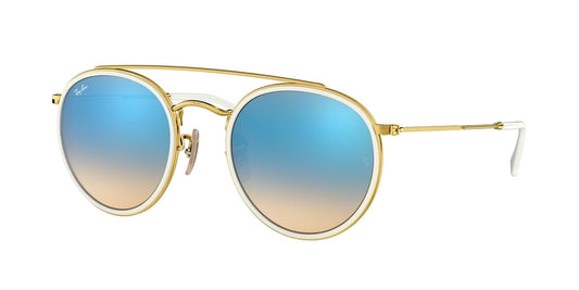 Ray-Ban RB3647N Round Sunglasses  001/4O-ARISTA 51-22-145 - Color Map gold