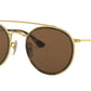 Ray-Ban RB3647N Round Sunglasses  001/57-ARISTA 51-22-145 - Color Map gold