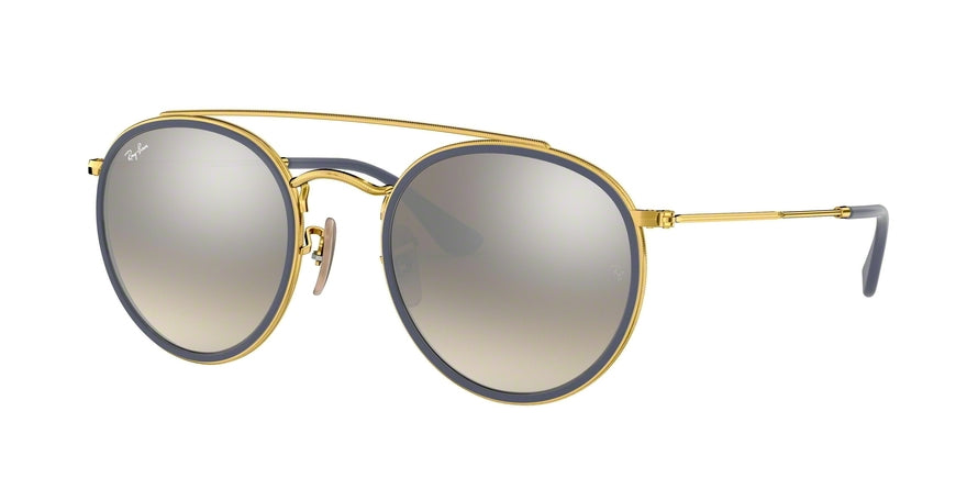 Ray-Ban RB3647N Round Sunglasses  001/9U-ARISTA 51-22-145 - Color Map gold