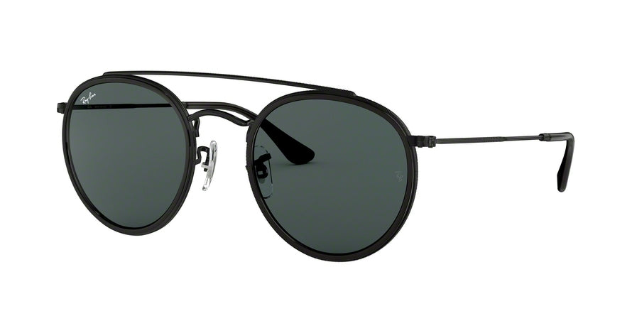Ray-Ban RB3647N Round Sunglasses  002/R5-BLACK 51-22-145 - Color Map black