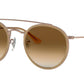 Ray-Ban RB3647N Round Sunglasses  907051-COPPER 51-22-145 - Color Map bronze/copper