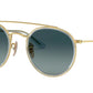 Ray-Ban RB3647N Round Sunglasses  91233M-ARISTA 51-22-145 - Color Map gold