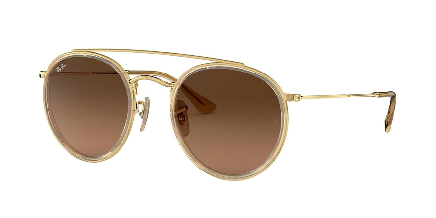 Ray-Ban RB3647N Round Sunglasses  912443-ARISTA 51-22-145 - Color Map gold