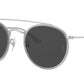 Ray-Ban RB3647N Round Sunglasses  9211B1-SILVER 51-22-145 - Color Map silver