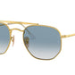 Ray-Ban THE MARSHAL RB3648 Irregular Sunglasses  001/3F-ARISTA 54-21-145 - Color Map gold