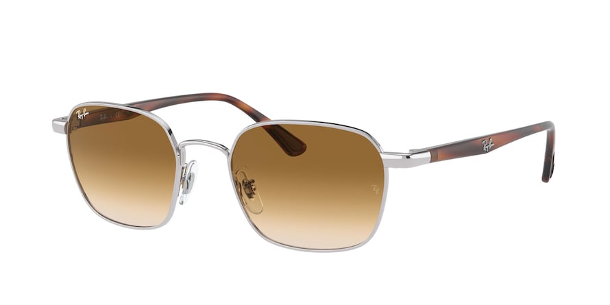 Ray-Ban RB3664 Square Sunglasses  121/51-LIGHT BROWN 50-19-145 - Color Map light brown