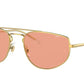 Ray-Ban RB3668 Rectangle Sunglasses  001/Q6-ARISTA 55-19-140 - Color Map gold