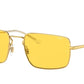 Ray-Ban RB3669 Rectangle Sunglasses  001/Q1-ARISTA 55-20-140 - Color Map gold